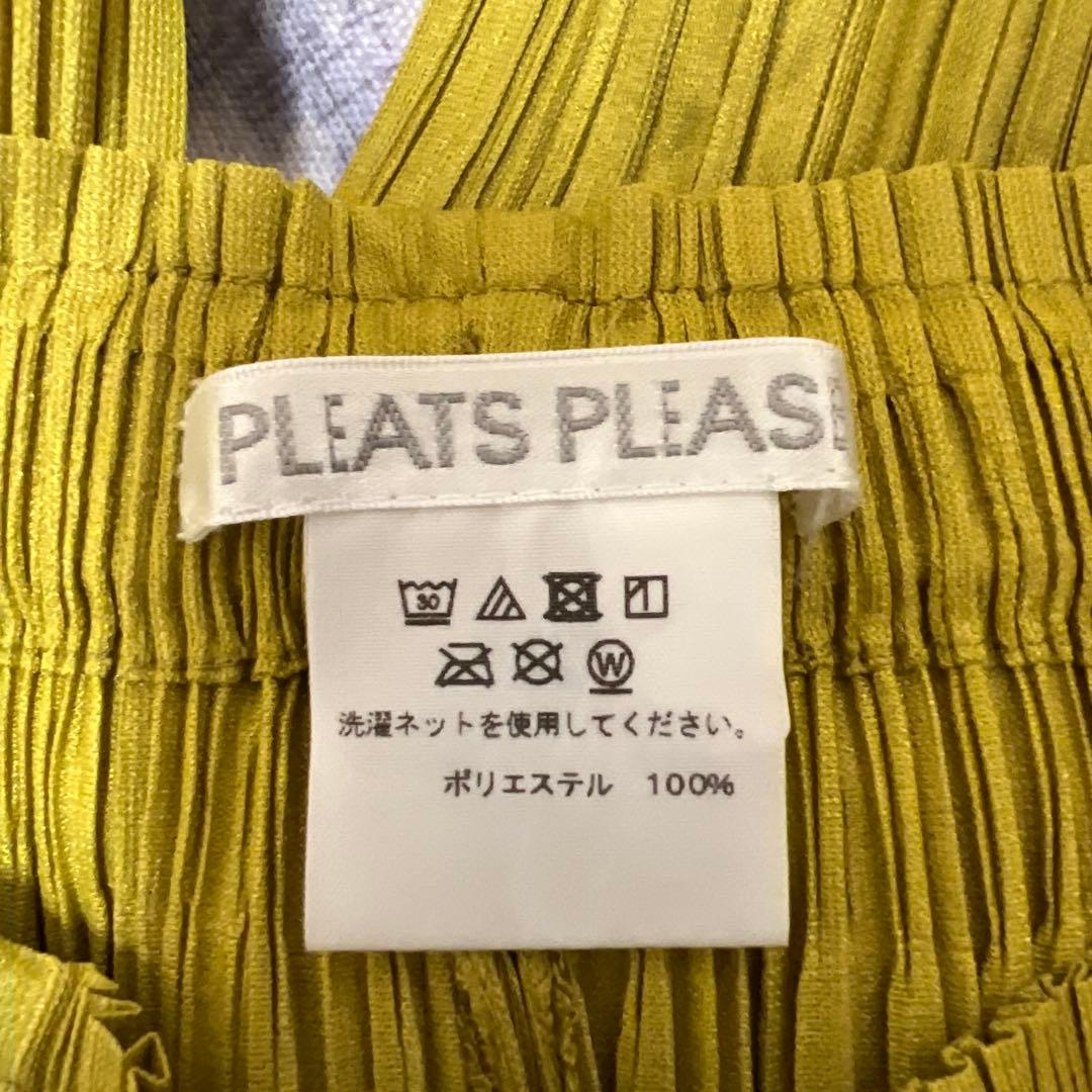 PLEATS PLEASE イエロー プリーツパンツサイズ3M DECORATOM_COM_BR