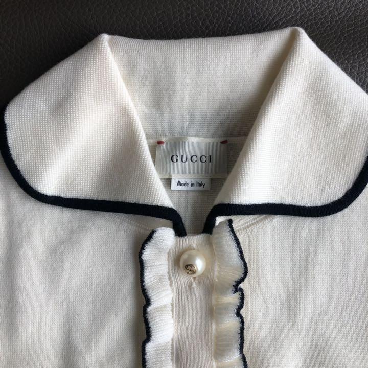 テレビで話題】 新品未使用 GUCCIニットワンピース 10歳 オンライン通販 ニットワンピース GUCCI ミニワンピース