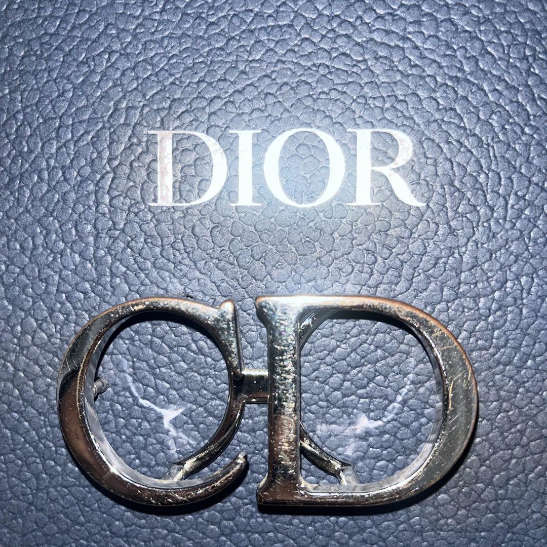 CD IKON ロゴ ブラックレザー ベルト