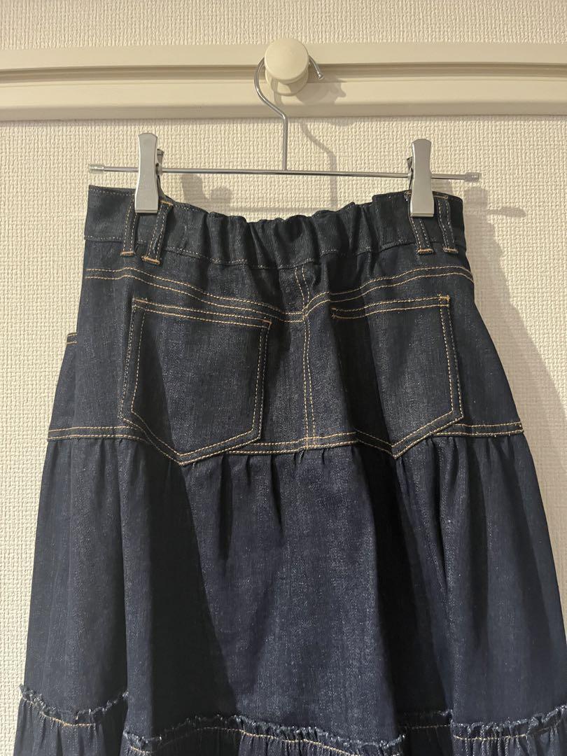 【最終値下げ】Ameri Vintage DENIM TIERED SKIRT Ameri Vintage DENIM TIERED SKIRT