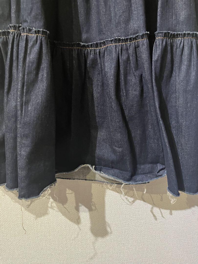 最終値下げ】Ameri Vintage DENIM TIERED SKIRT - メルカリ