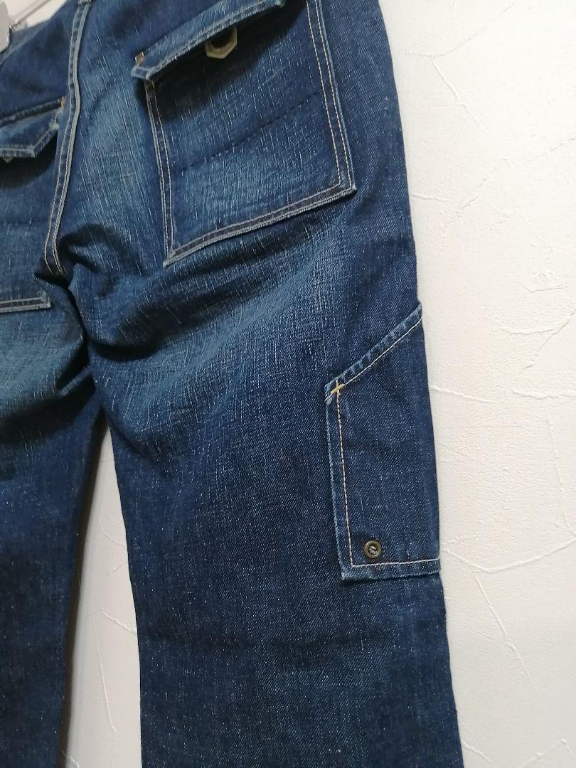 90s OLD GAP デニムブッシュパンツ　カーゴワーク