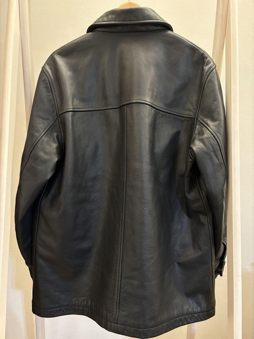 希少Sサイズ 野村訓市様モデル OLD GAP レザー カーコート 90s