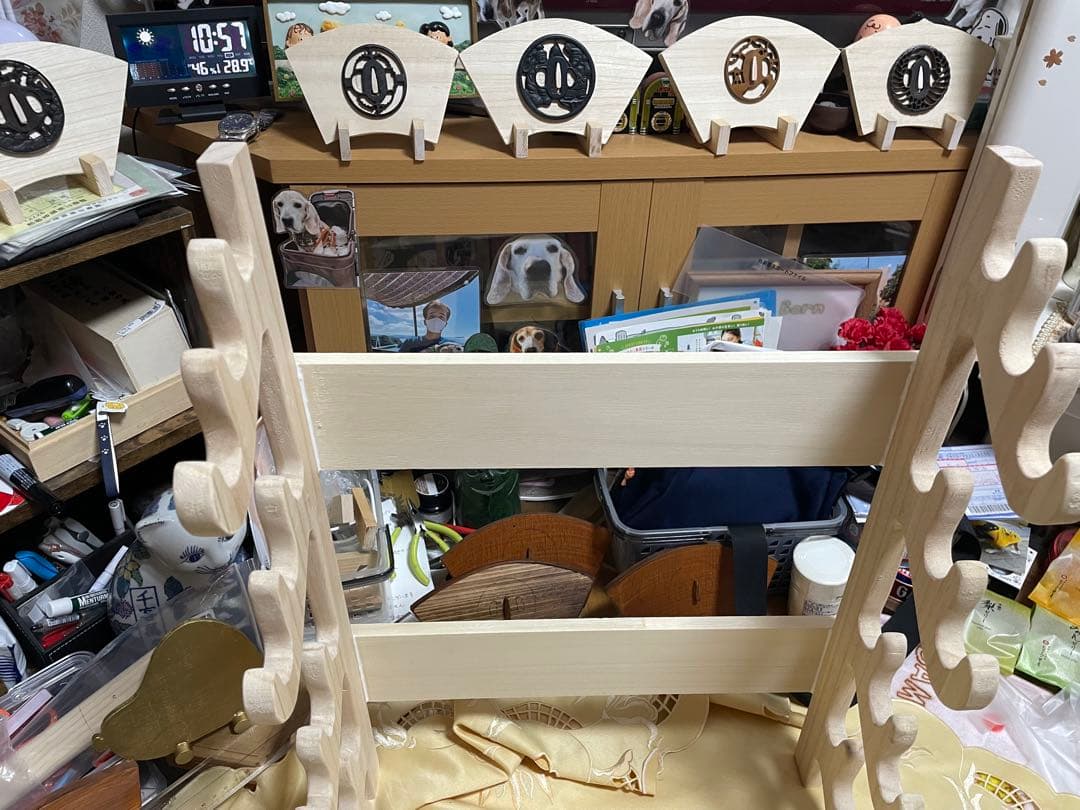 刀掛け　壁掛けも出来ます