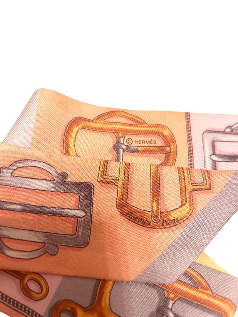 HERMES ツイリーエルメス ツイリーアトラージュのバックル スカーフ