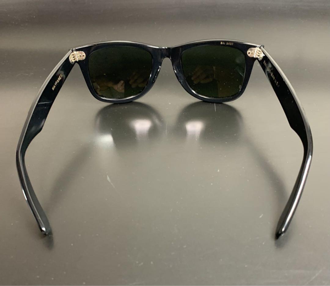 【希少美品】B&L WAYFARER USA 5022 ヴィンテージ　エボニー