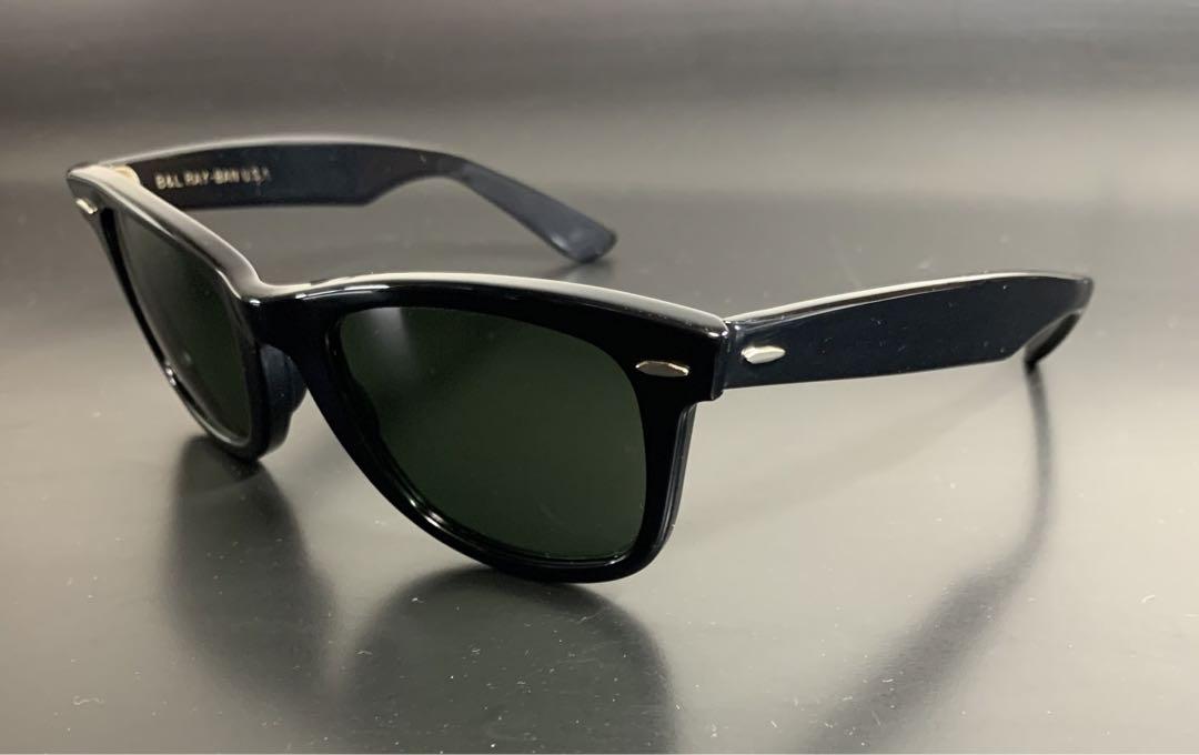 【希少美品】B&L WAYFARER USA 5022 ヴィンテージ　エボニー