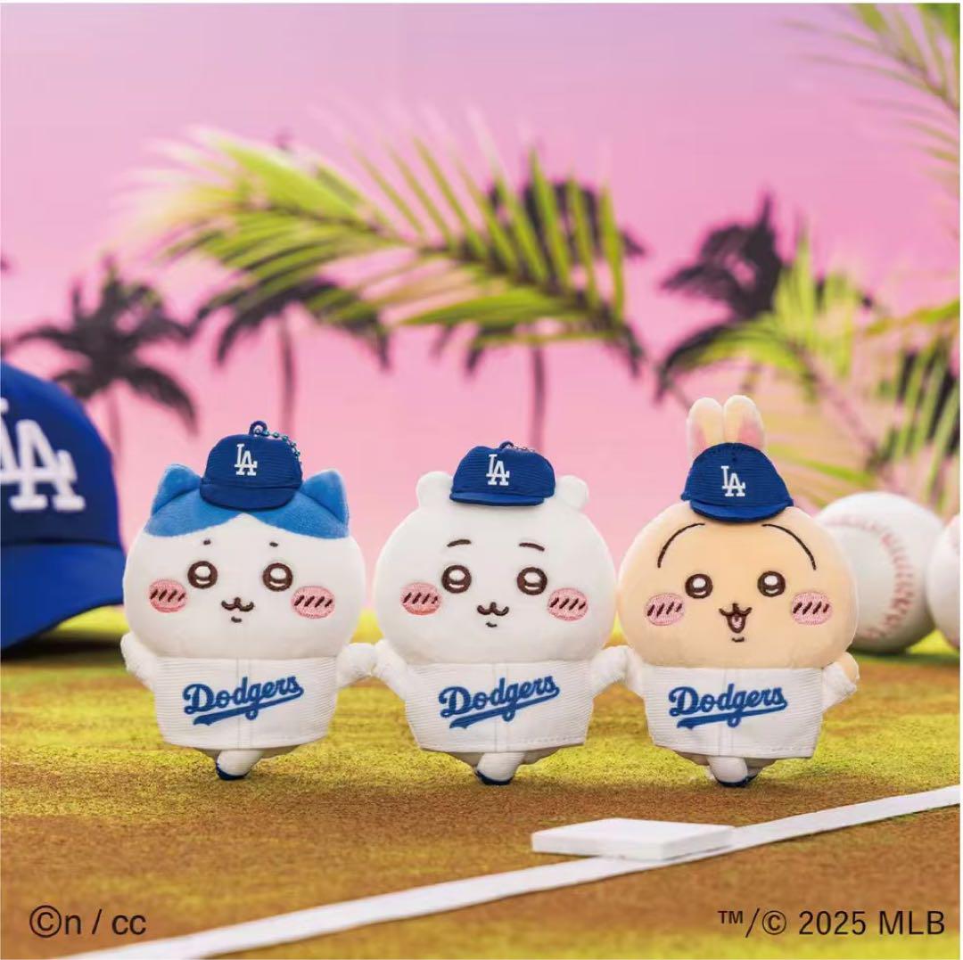 ちいかわ MLB マスコット3点セット　ドジャース ちいかわ MLB ドジャース マスコット 3点セット