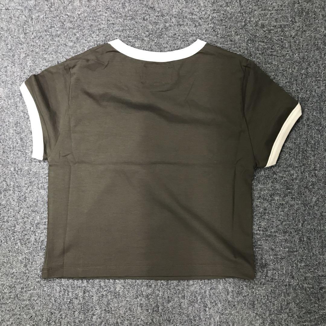 MATIN KIMLOGO CUTTED RINGER CROP TOP 新品 - メルカリ