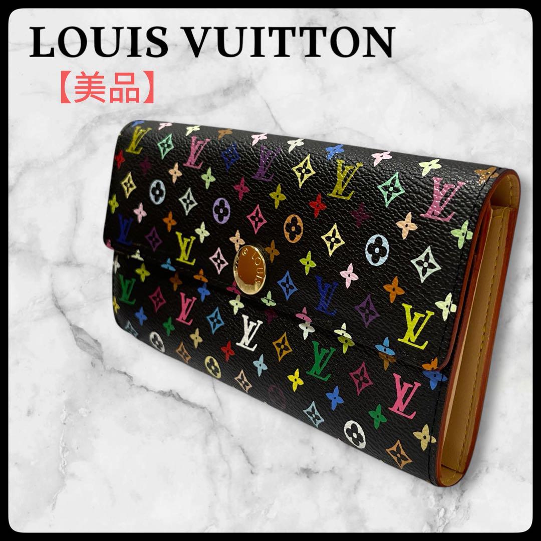 !LOUIS VUITTON ポルトフォイユ サラ マルチカラーモノグラム