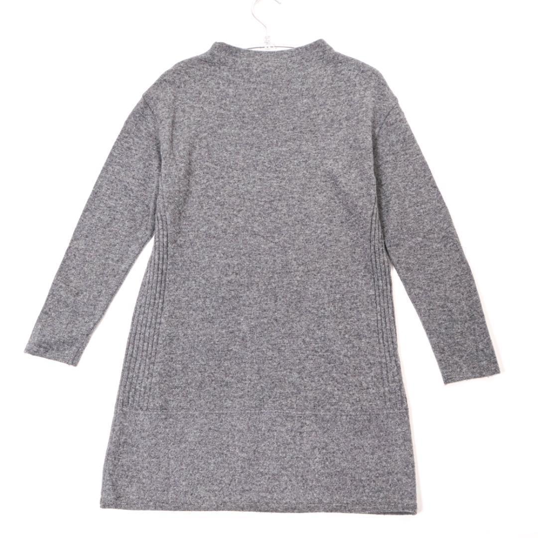 HANAEMORI カシミアニットワンピース サイズ38 グレー