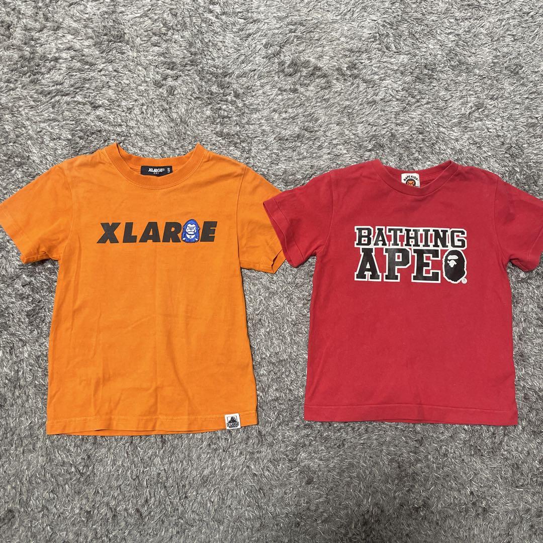 XLARGE & A BATHING APE Tシャツセット
