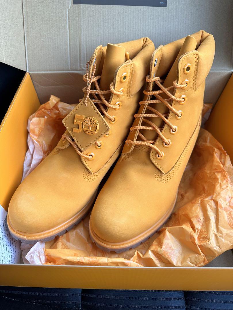 【50周年】Timberland 6インチ プレミアム ブーツ ダークチェダー
