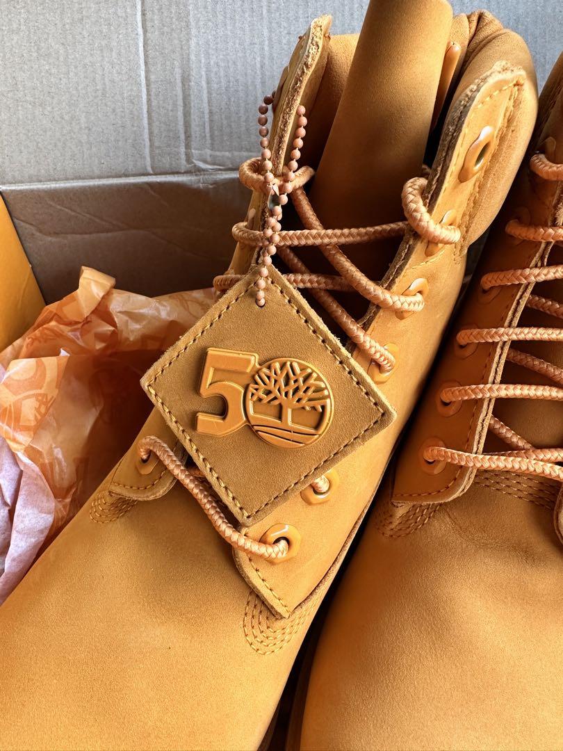 【50周年】Timberland 6インチ プレミアム ブーツ ダークチェダー