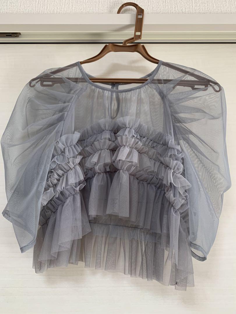 LE'RURE  リルアー　Ruffle tulle airy ドレス　お呼ばれ