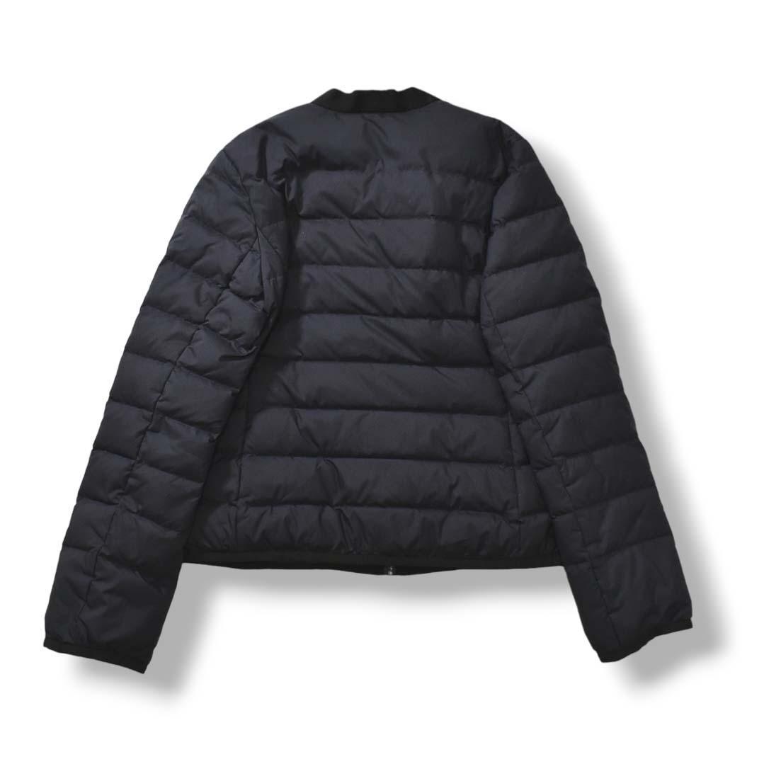 【上質】ランバン LANVIN ダウンジャケット フロントジップ36 ネイビー♪ 上質】ランバン LANVIN ダウンジャケット フロントジップ36