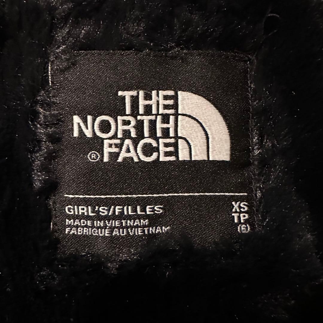 ノースフェイス ファー付 ロングダウンコート キッズ110 ブラック 550FP ノースフェイス ファー付 ロングダウンコート キッズ110 ブラック 550FP