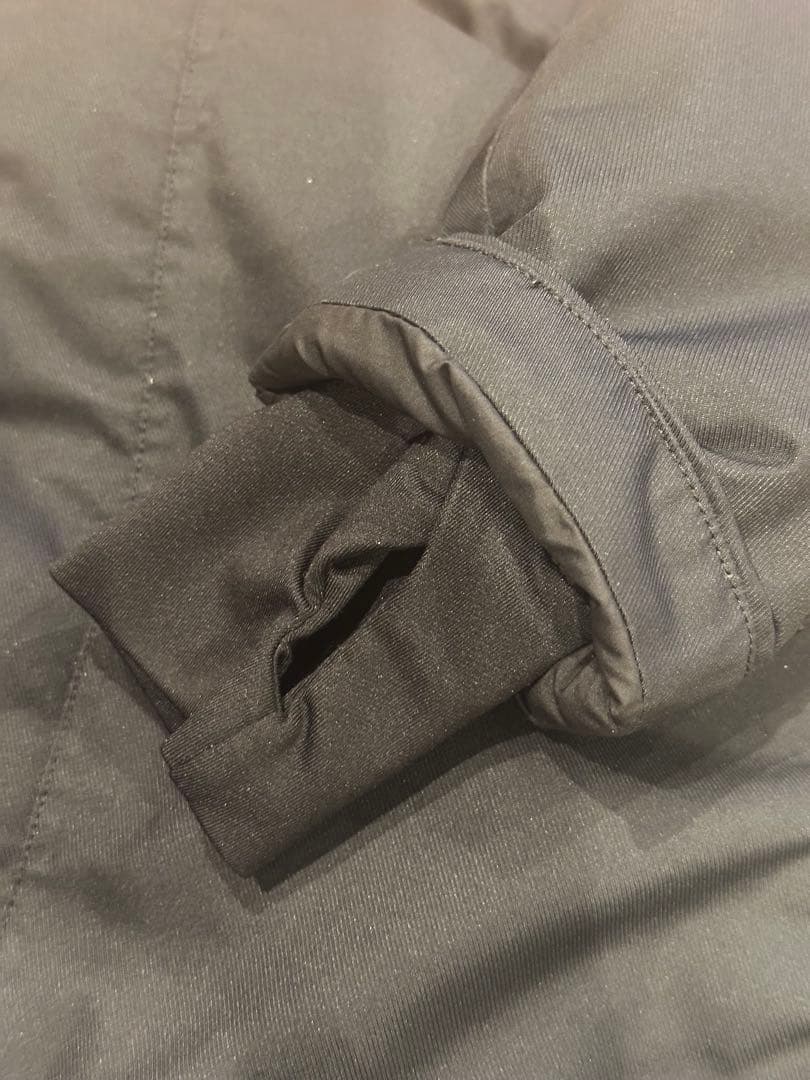 ノースフェイス ファー付 ロングダウンコート キッズ110 ブラック 550FP ノースフェイス ファー付 ロングダウンコート キッズ110 ブラック 550FP