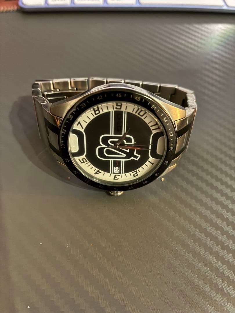 D G TIME ドルチェ&ガッバーナ メンズ腕時計 ステンレス ブラック文字盤D G Dolce&Gabbana