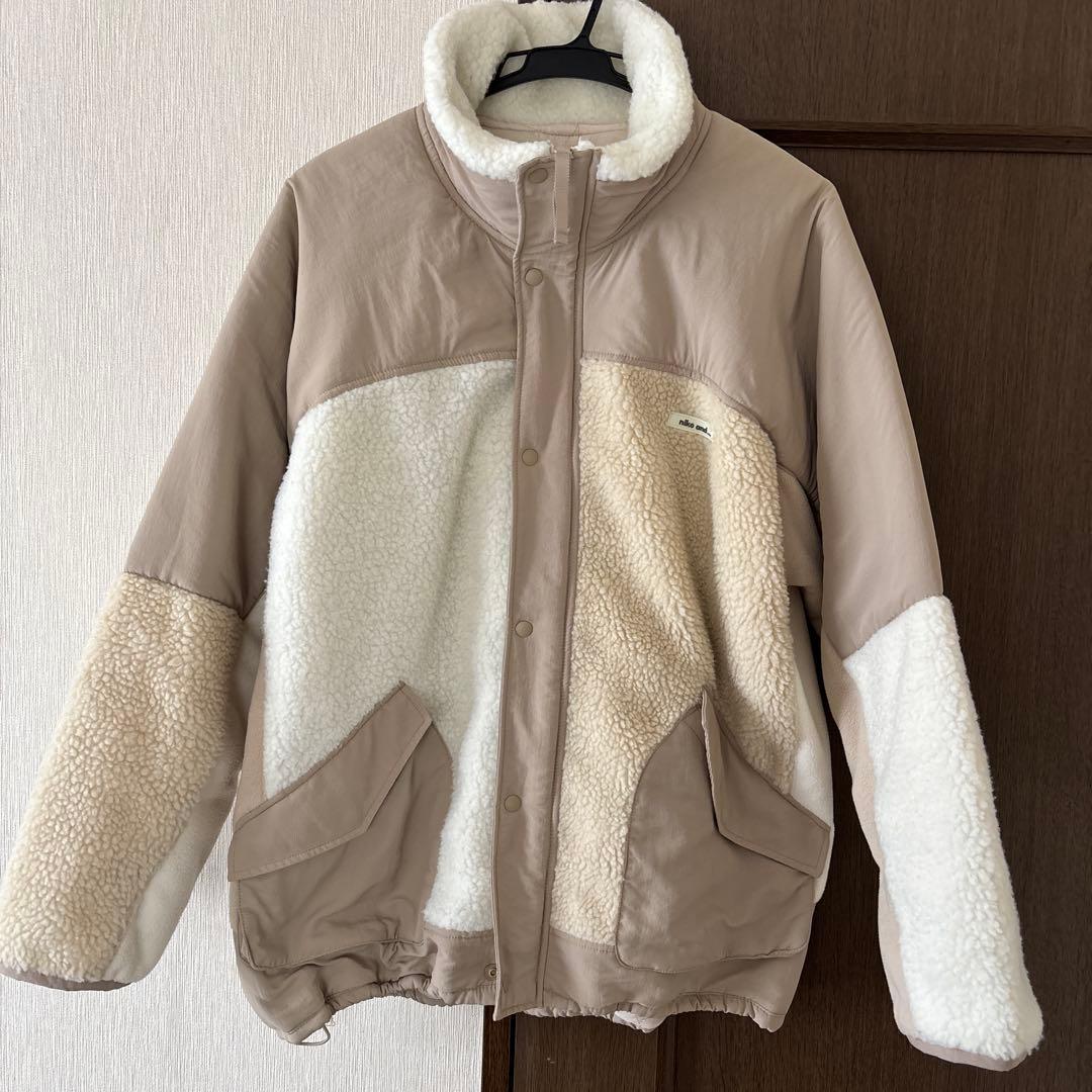 新品未使用✴︎人気✴︎niko and フリースボアジャケットM