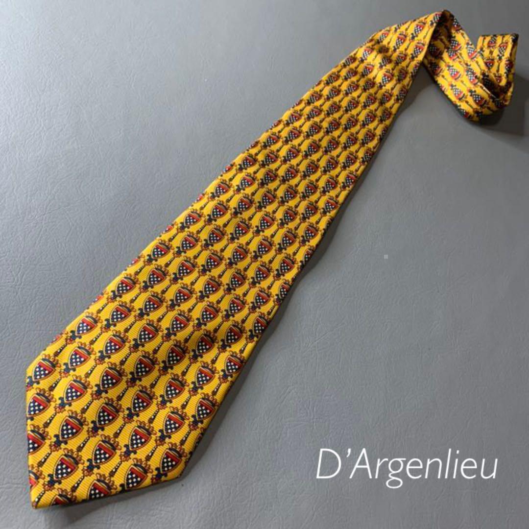 最新コレックション A874【希少】D'Argenkieu シルクネクタイ -