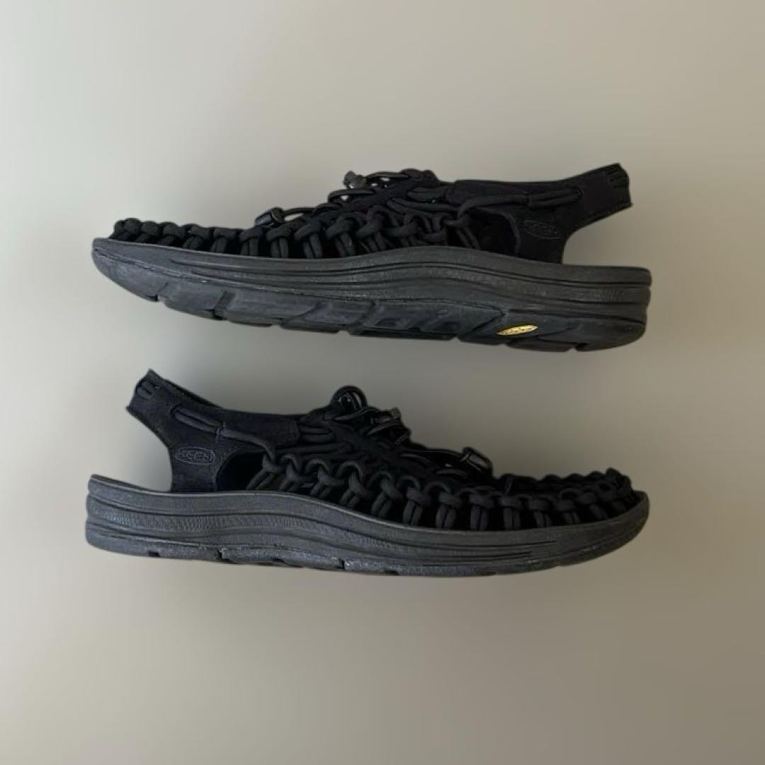 お値下げ中！　美品　KEEN キーン　サンダル ユニーク　黒　ブラック　23cm ユニーク(KEEN) キーン KEEN ユニーク レディース サンダル