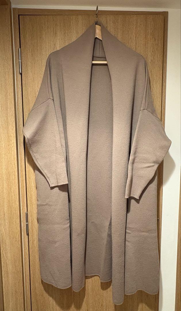 Deuxieme Classe スムースニットガウンコート