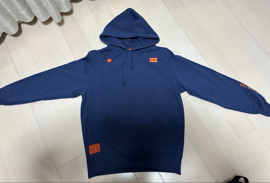 今日ポケ パーカー スウェット ロンT ブルーM