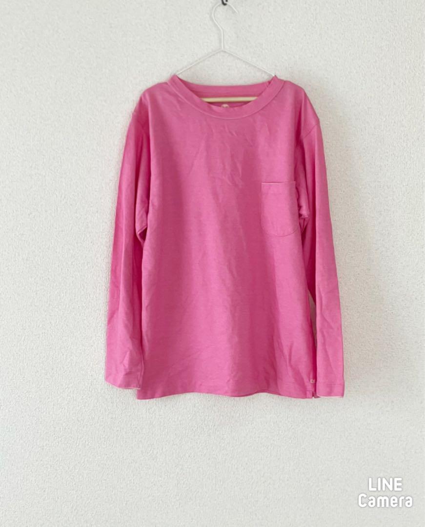 美品　45RPM 45R 天竺908オーシャンピンクTシャツ日本製　45rpm