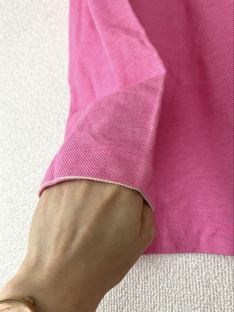 美品　45RPM 45R 天竺908オーシャンピンクTシャツ日本製　45rpm