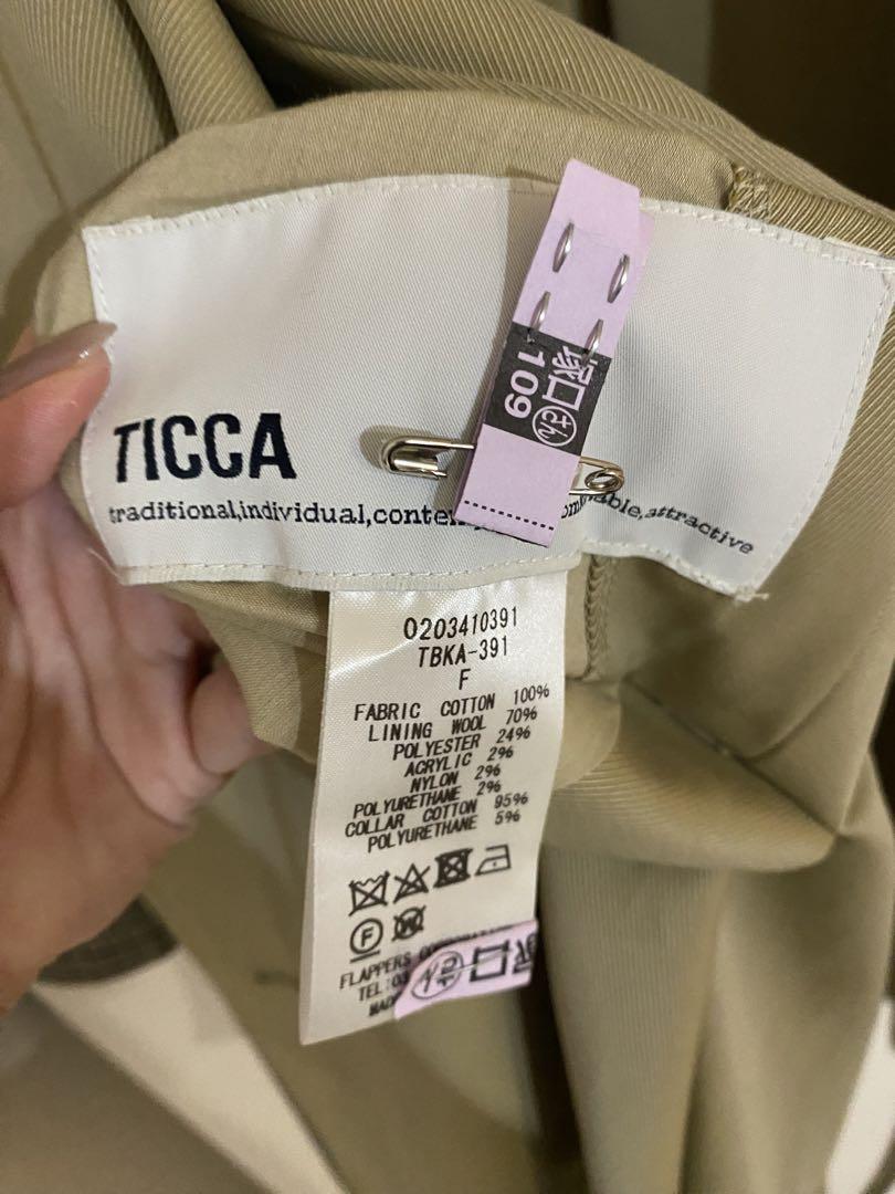 【TICCA】〈別注〉リバーシブル ステンカラーコート WOMEN
