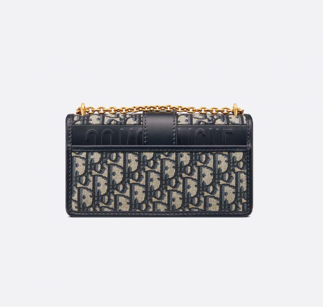 Dior ショルダーバッグ ネイビー/ベージュ - メルカリ