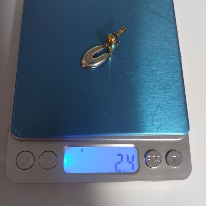 Pt900　K18◇イヤリング◇ コンビ 約4.6g ドロップ揺れるデザイン