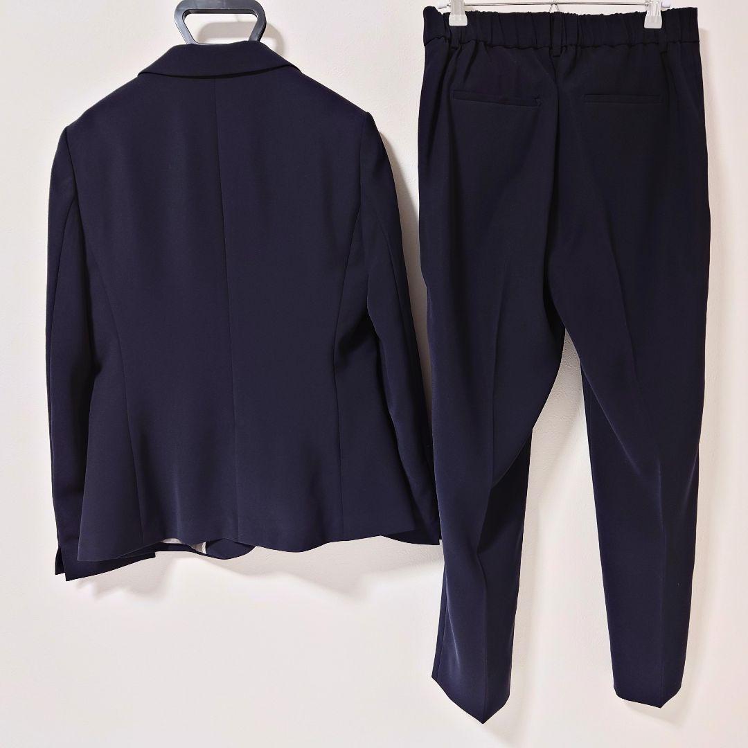 美品★ ORIHICA 洗える パンツスーツ セットアップ 上下セット ネイビー 新品】ORIHICA 洗えるスーツセットアップ THE THIRD SUITS