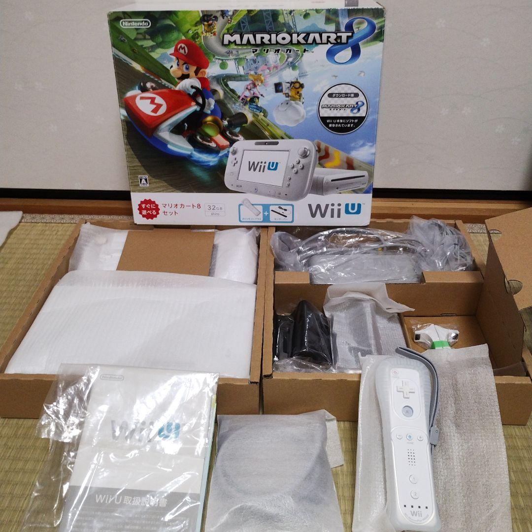 美品　wiiu本体 32GB マリオカート8