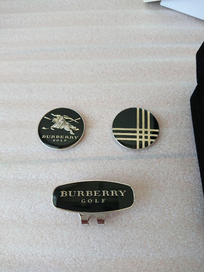 BURBERRY GOLF マーカーセット 新品！ 黒
