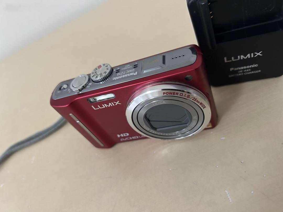 Panasonic LUMIX DMC-TZ7 デジカメ 赤 レッド