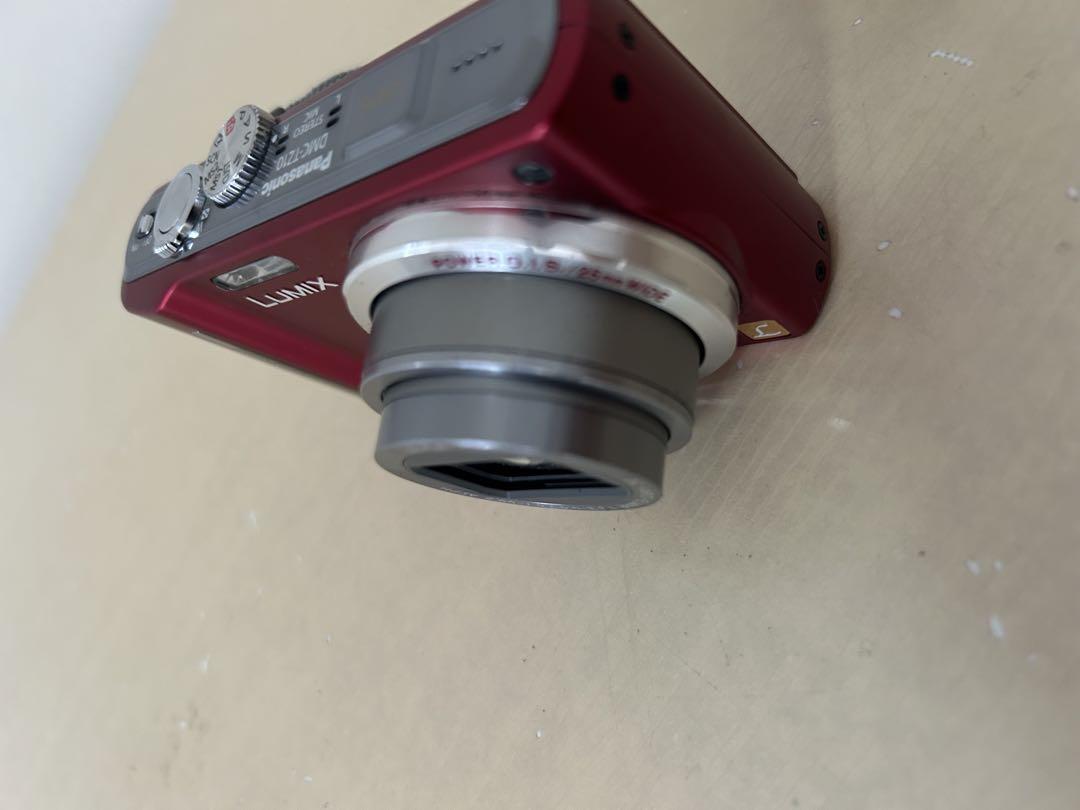 Panasonic LUMIX DMC-TZ7 デジカメ 赤 レッド