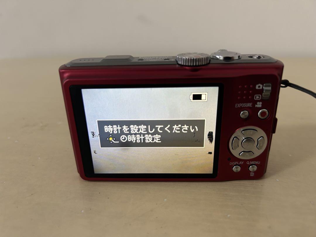Panasonic LUMIX DMC-TZ7 デジカメ 赤 レッド