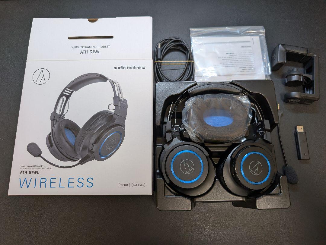 audio-technica ATH-G1WL ワイヤレスヘッドセット+ハンガー