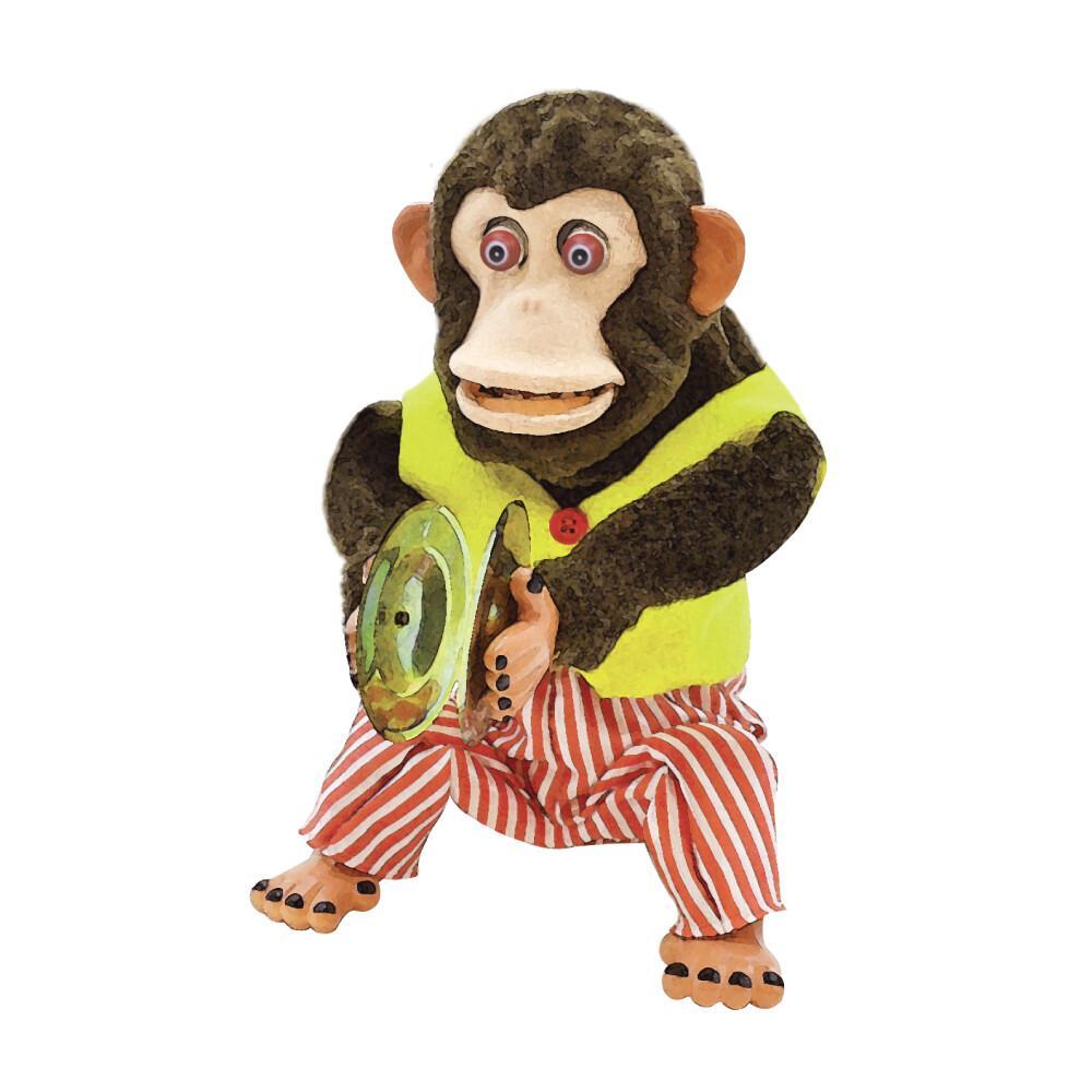 【新品】わんぱく! おさるのシンバルくん 山二 (Yamani)