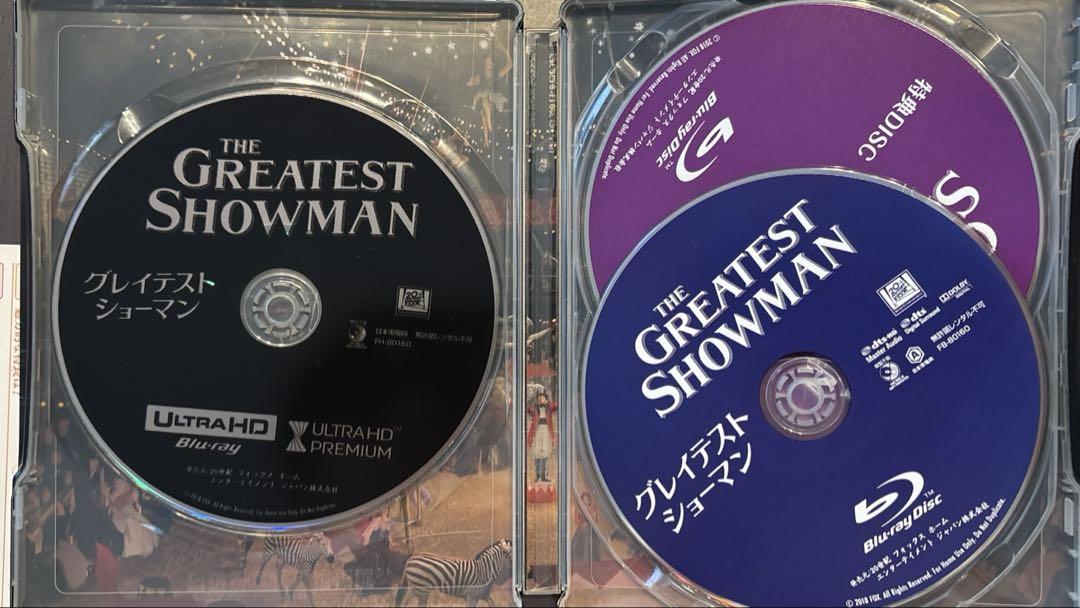 国内盤 グレイテスト・ショーマン 4K+2スチールブック仕様