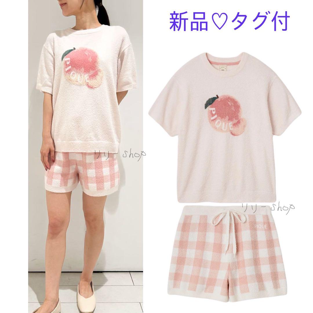 新品タグ付♡ ジェラートピケ フルーツジャガードプルオーバー＆ショートパンツ