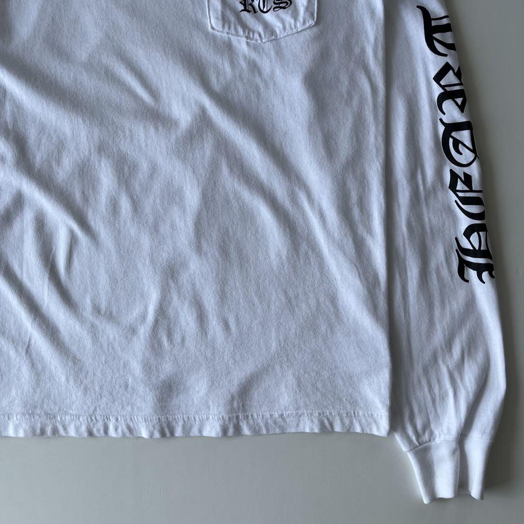 Chrome Hearts 袖ロゴ ロンT ホワイト