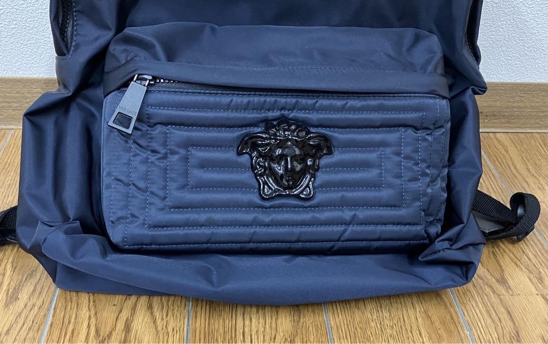 ヴェルサーチェ VERSACE メドゥーサ リュック バックパック ネイビー