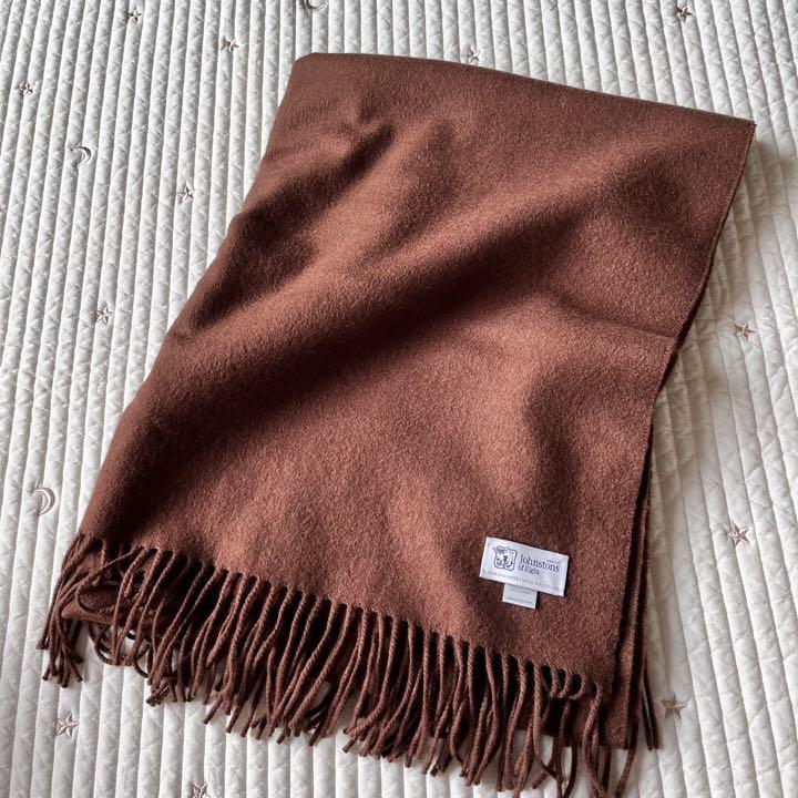 johnstons 大判 カシミヤ ストール