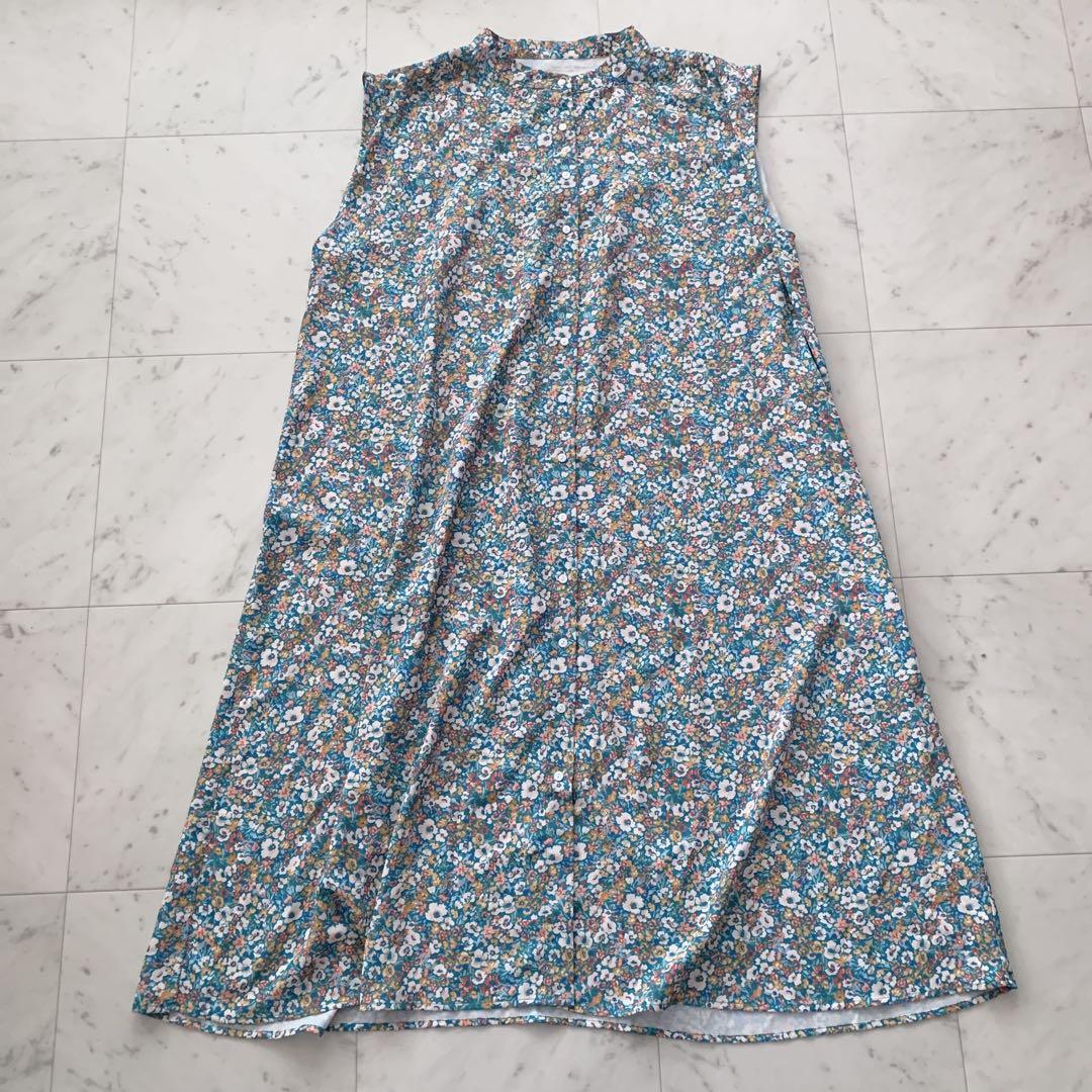 sab street 花柄 ノースリーブワンピース 大きいサイズ 15号 美品