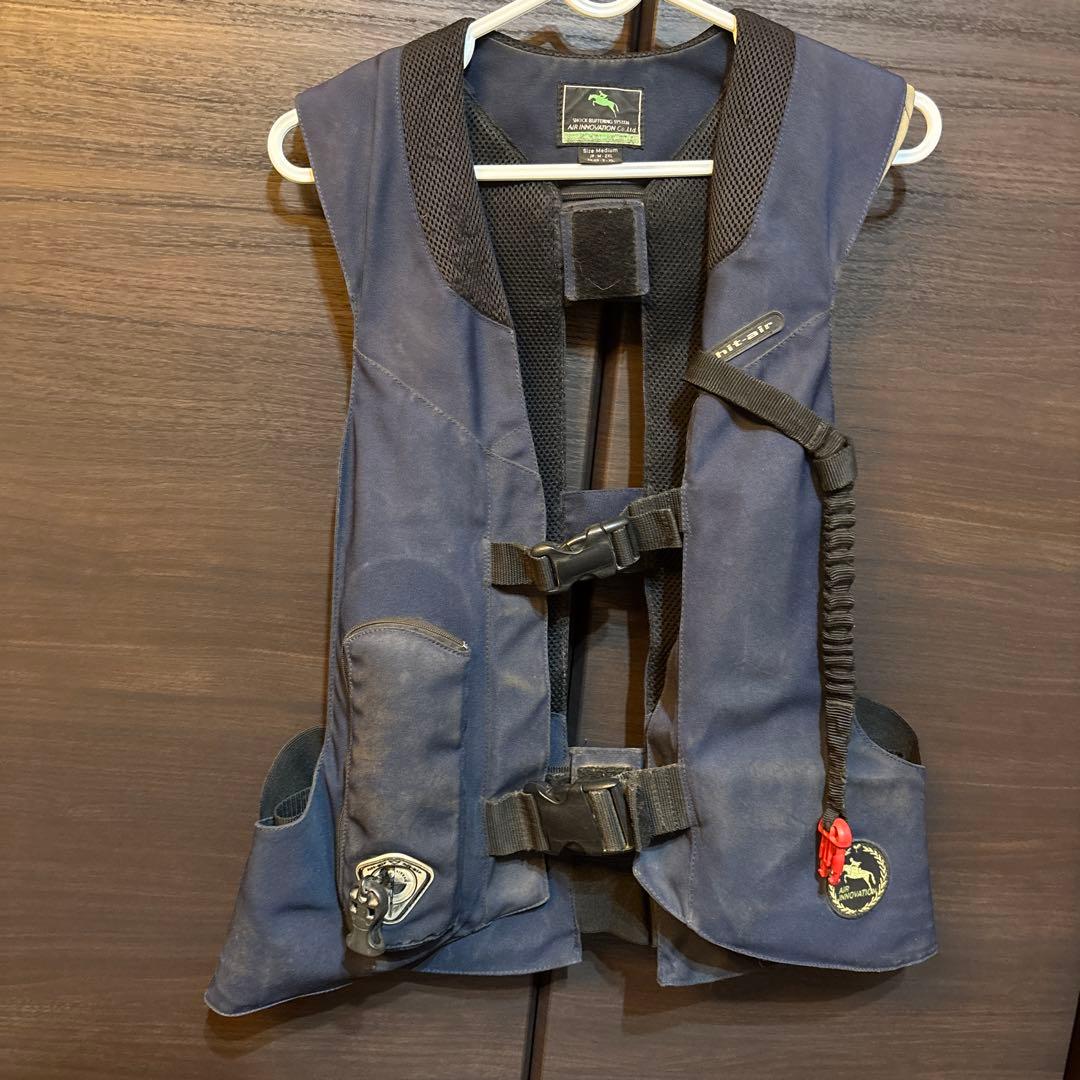 エアバッグベスト乗馬やや傷や汚れあり