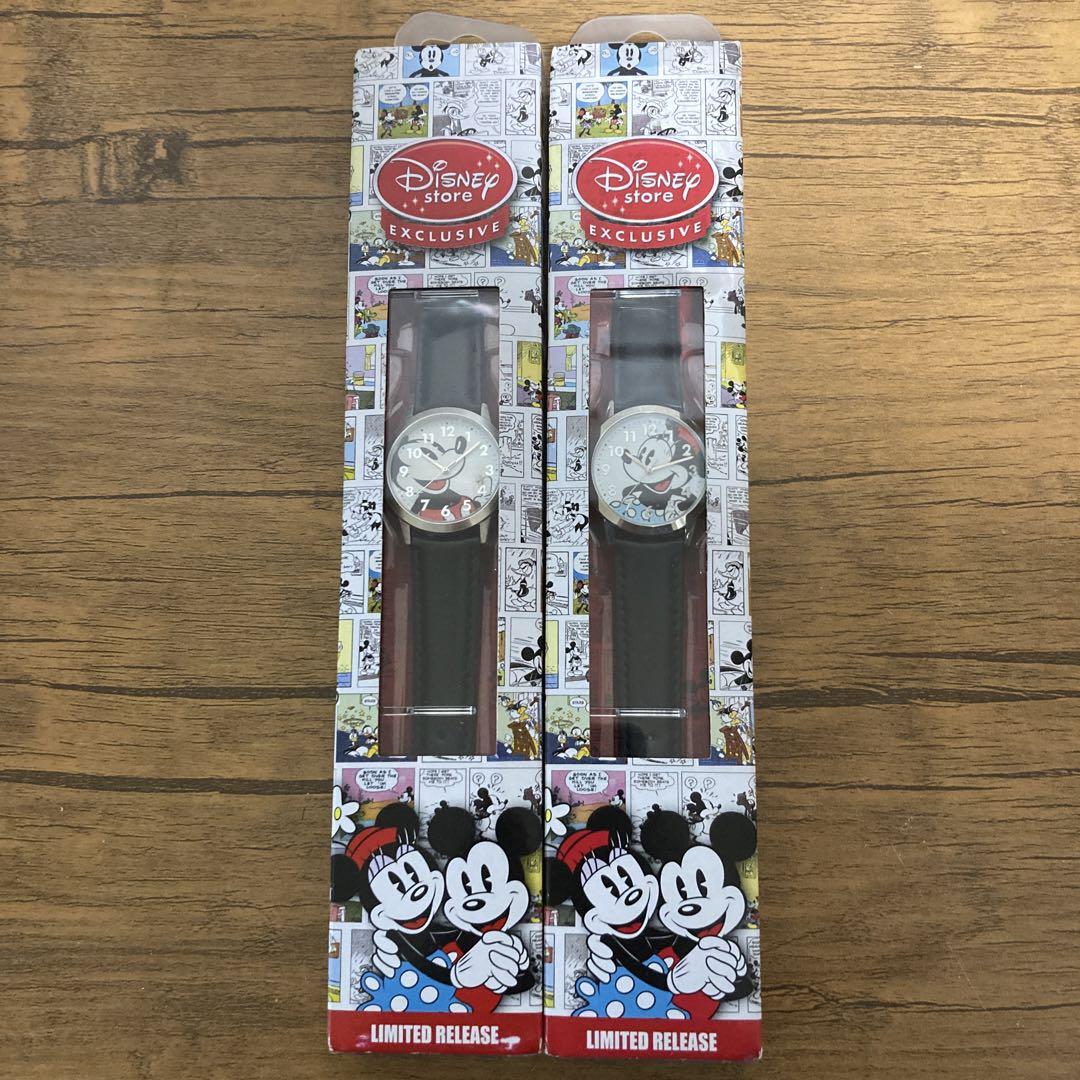【2個セット】Disney [ディズニー] ミッキー&ミニー ペアウォッチ