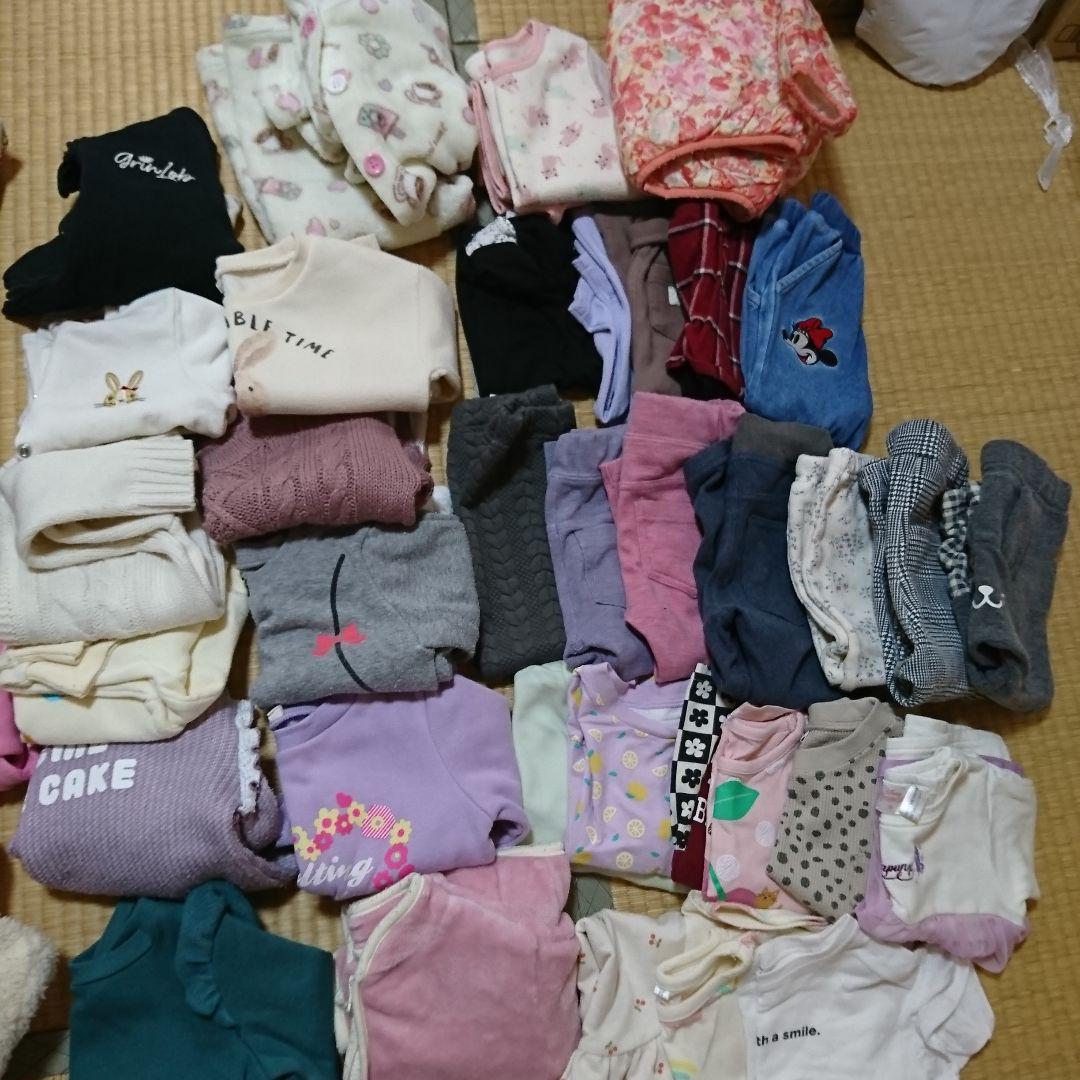 90 95 100は1か2枚 女の子 春夏秋冬 服 まとめ売り 75枚